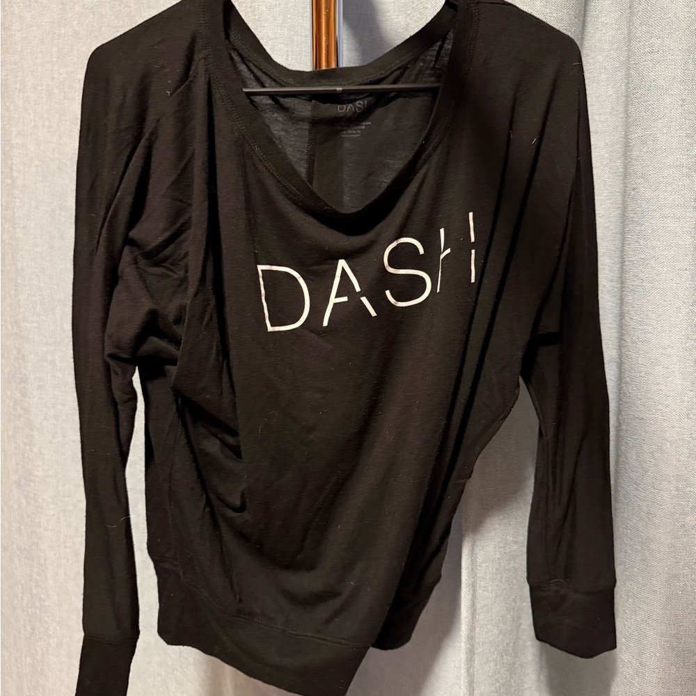 DASH Black Long Sleeve Women's Top